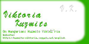 viktoria kuzmits business card